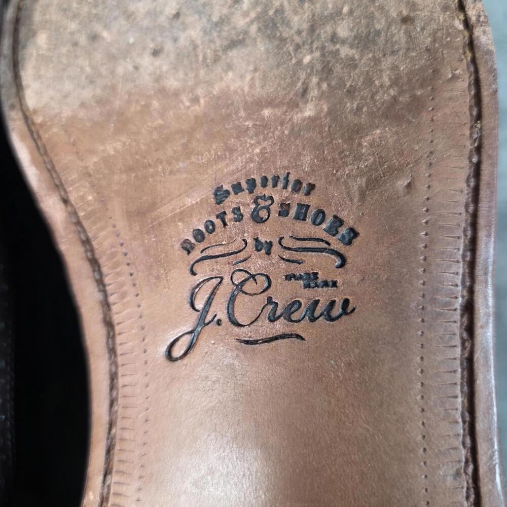 J Crew Ludlow Wing Tip Dress Shoes Brown Mens 7.5 D 09494 - Picture 12 of 12